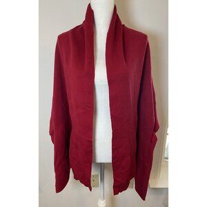 NWT Chico's Reversible Travel Wrap Shawl Scarf Red One Size New